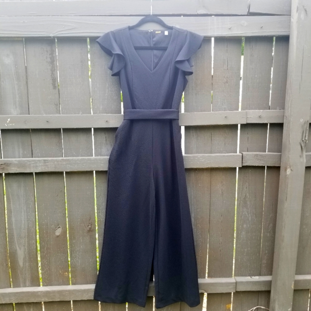 T Tahari Black Jumpsuit Size 4